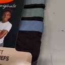 boys Hanes Originals Ultimate Supersoft Boys' Boxer Brief Underwear, Assorted, 5-pack (Small, Black)