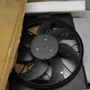 Engine Radiator Cooling Fan Assembly Compatible with Mercedes-Benz C230/ C250/ C300/ C350/ C63 AMG, E250/ E300/ E350/ E400/ E550, GLK250/ GLK300/ GLK350, CLA250/ GLA200/ GLA250, CLS400, Replace 2045000293 621-373