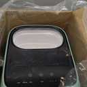 Ice Makers Countertop, 9 Cubes Ready in 6 Mins, High Capacity 33lbs/Day, One-Click Operation, Self-Cleaning Countertop Ice Machine with Ice Scoop/Ice Basket for Home/Kitchen/Office (Green with Scoop)