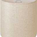 Beige Linen Tall Drum Lampshade, 11" Top x 11" Bottom x 12" High Lamp Shade, Lamp Shade Replacement for Table and Floor Lamps, Pendant LightHandcrafted LampshadeEasy Assembly