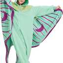 Mothman Onesie Pajamas for Adult, Silk Moth Halloween and Christmas Costume Cartoon One-Piece Cosplay (Small)
