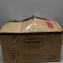 Matthew Cleaning 22 Quart Compact Mop Bucket INCL.2 Pack Mop Head with Side Press Wringer On Wheels,Tandem Portable Floor Cleaning Wavebrake,Ideal for Household,Industrial,Restaurant,Janitorial Use (Yellow)