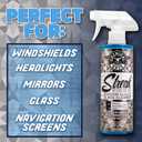 Chemical Guys Streak Free Glass and Window Cleaner - Works on Glass, Windows, Mirrors, and Screens, Ammonia-Free and Safe on Tinted Windows, for Cars, Trucks, SUVs, and Home Use - 16 oz