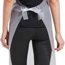 Nanxson TPU Waterproof Apron Lightweight Work Apron with Adjustable Buckle for Pet Bathing,Dishwashing,Butchers,Housework (One Size, Transparent)