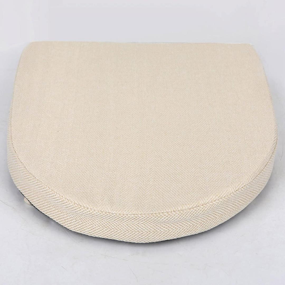 SUCADA Chair Pad Cushion Kitchen Dining, Thick 5/8cm Nonslip Seat Pads for Chairs U-Shape Chair Seat Cushions for Garden Office Car Home (40x40x5CM, Beige)
