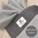 Set of 12 Cloth Dinner Napkins Cotton - Soft Durable Washable - Ideal for Farmhouse Party Wedding Christmas - Perfect Everyday Use Table Linen 18x18 inch Cloth Napkins Grey