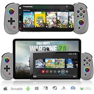 arVin Gamepad Controller for iPad/iPad Mini/iPad Air/Samsung Galaxy Tab/Huawei MatePad/Yoga Tab/iPhone 15/14/Android Phone/PC/Switch/PS4 Play Xbox Cloud Gaming/PS Remote Play/Steam Link/Call of Duty