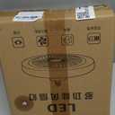 Silent Socket Fan Light - Screw-in Ceiling Fan Light Socket, LED Bulb Fan, Ceiling Fan Light with Light and Remote Control for Kitchen Bathroom Storage Garage (Crystal)