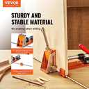 VEVOR Pocket Hole Jig Kit, 34 Pcs Pocket Hole Jig System with 11" C-clamp, Fixture, Step Drills, Wrenches, Drill Stop Rings, Square Drive Bits, Toolbox, for DIY Carpentry Projects, Adjustable