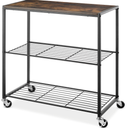 Whitmor Modern Industrial 3-Tier Shelf 13×26.5 in (33×67.3×69.9cm)