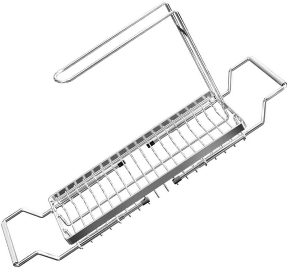 1Pc Compact Drainer Storage Rack Versatile Towel and Sponge Holder for Kitchen Sink Easy Installation Space Saving Design Color for Efficient Drying