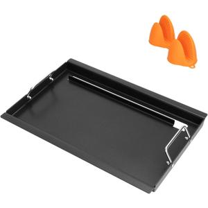 DELSbbq Full-Size Griddle Insert for Weber Old Spirit 200 with Side Control | for Spirit S/E 200 & 210 with Side Panel, for Spirit 500 & Genesis Silver A Grills, for Weber 7521 7522 7523 65904 65905