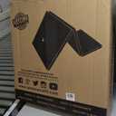 ProSource Tri-Fold Folding Thick Exercise Mat 6x2 with Carrying Handles for MMA, Gymnastics, Stretching, Core Workouts (Blue)