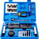 Tire Repair Kit - 68pcs Heavy Duty Tire Plug Kit, Universal Tire Repair Tools to Fix Punctures and Plug Flats Patch Kit for car Motorcycle, Truck, ARBATV, Tractor, RV, SUV, Trailer (67pcs)