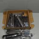 Ravinte 50 Pack 7-1/2 Inch Kitchen Square Cabinet Handles Matte Black Pulls Black Drawer Pulls Kitchen Cabinet Hardware for Cupboard Drawer Handles