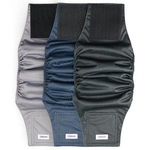 Washable Dog Diapers Male Reusable, Premium Belly Bands for Male Dogs Small, Pack of 3, High Absorbing Small Male Dog Pee Wraps for Doggie in Incontinence or Excitable Urination and Training(S)