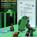 VANMASS Phone Holders for Your Car 2026 Ultimate Phone Mount Military-Grade Windshield Dashboard VentNewest Best Strongest Cell Phone Car Mount for iPhone 16 Pro Max 15 Samsung Android,Green