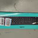 Logitech MK270 Full Size Wireless Keyboard and Mouse Combo - Black