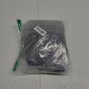 Halloween Costumes for Women - White Collar Long Sleeve Black Dress, Black Braided Wig and Sock (X-Large)