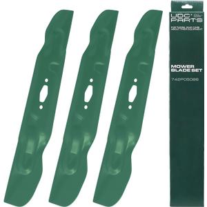 UDC Parts 742-05086 S-Shape Mower Blades Replacement for Cub Cadet 54 Inch ZTS2 742P05086 Craftsman CMXGZAM110194 Z5800 T3200 Z7600 TT440 Troy Bilt 490-110-C194 490-110-F194 ZT1 ZT2 / 3 Pack High Lift