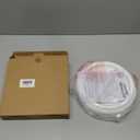 4 Packs Molded Nylon Ceiling Medallion for Light Fixtures and Ceiling Fans, 10"OD x 4"ID x 1-2/ 8 "P (Fits Canopies up to7-1/ 4") (White）