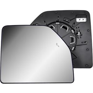 Replacement Passenger Right Side Door Towing Mirror Main Big Glass Flat Heated with Back Plate and BLIS for Ford F-150 F 250 F-350 F-450 F-550 from 2015 to 2024