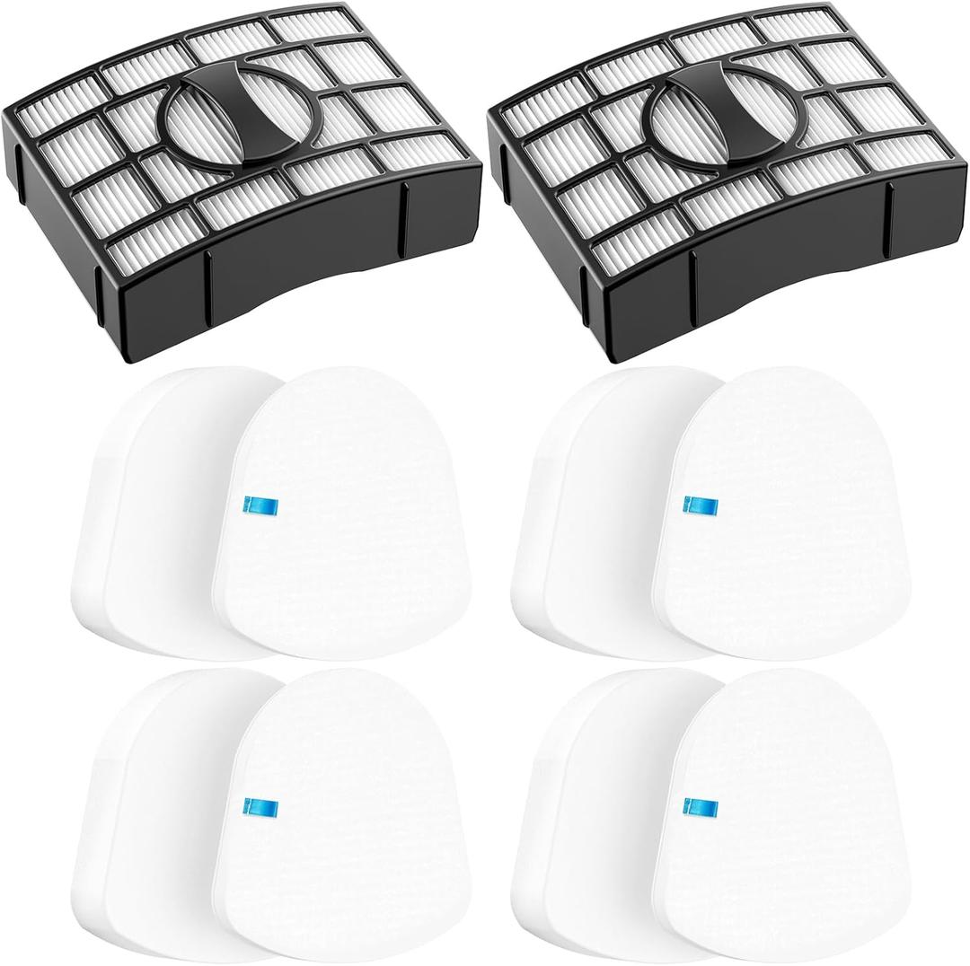 Colorfullife Replacement Filter for Shark CU530 UV650 UV725 ZU560 ZU560C ZU561 ZU562 ZU572 ZD400 ZD402 ZD201 Rotator Navigator Lift-Away Upright VacuumPart XFFK560, XHEPA560, XFFKZD400, XHFZD400