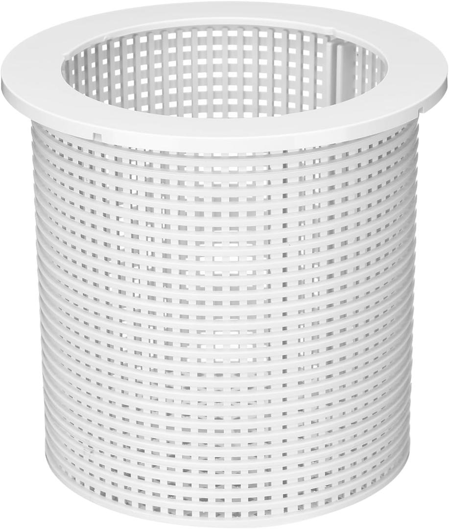 Maxdot R38013A Pool Skimmer Basket, Compatible with Pentair American Admiral Skimmer, for Inground Heavy Duty Pool Basket -Remove Leaves and Debris(White)