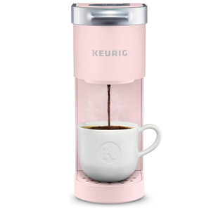 Keurig KMini Single Serve KCup Pod Coffee Maker, 6 to 12oz Brew size, with Cord Storage, Perfect for Small Spaces, Dusty Rose