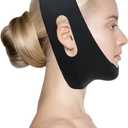 Post Surgical Chin Strap for Women,Chin Lipo Compression Garment Silicone Chin Strap,Face Neck Chin Post Surgical Bandage (1PCS)