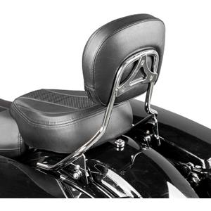 Mofun Street Glide Sissy Bar Passenger Detachable Backrest Compatible with Harley Touring Road King Road Electra Glide 2009-2024 Chrome