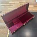 Lykos 39" Upgraded High Grade Electric Guitar Square Hard Case Tweed Fits Fender Stratocaster/Telecaster and other Standard Electric Guitars Hard Shell Protective Carrying Case (Wine Red), 41.34 X 14.37 X 4.53 Inches