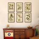 Upsimples 12x18 Picture Frame, Display Pictures 11x17 with Mat or 12x18 Without Mat, Wall Hanging Photo Frame, Brown, 1 Pack