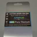 APMRQIB Titanium Cutting Boards for Kitchen, 100% Pure Titanium Cutting Boards Double Sided Non Toxic Cutting Board, Hygiene Durable Dishwasher Safe 10.36.3"