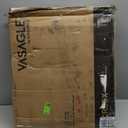 VASAGLE Coat Rack, Coat Stand with 3 Shelves, Hall Tree Free Standing with Hooks for Scarves, Bags, Umbrellas, Steel Frame, Industrial Style, for Entryway, Living Room, Rustic Brown and Black ULCR80X