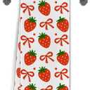 Christian Strawberry Kitchen Towels, Fruit of The Spirit Bible Verse Decor Dish Tea Towels for Kitchen, Faith Based Gifts Hand Towels for Bathroom Decor, 16x24 Inch