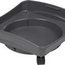 Mighty Tuff Rolling Dolly, Made in USA, Gray, Heavy Duty Plastic Utility Cart with 360 Degree Wheels for Mighty Tuff Pet Food Storage and 5 Gallon Buckets