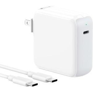 Charger for MacBook Air MacBook Pro 13 14 15 16 inch 2025 2024 2023 2022 2021 2020, M1 M2 M3 M4 Laptop 70W USB C Power Adapter, iPad, LED, 6.6FT USB-C Cable, Charging as Fast as Original Quality (white)
