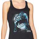 Marvel Women's Avengers Infinity Wars Tanks (Black//Splatter Panther) S