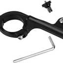 Aluminum Bike Bicycle Motorcycle Handlebar Mount Adapter Compatible with Gopro Hero 11/10/9/8/7/6/5/4/AKASO Brave 4/5/6 Plus/7 le/v50/EK7000/Exprotrek/Dragon Touch/WOLFANG Action Camera
