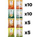 Quaker Rice Crisps, Gluten Free, 4 Flavor Sweet and Savory Variety Mix, Single Serve, 30 count