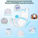 Dog Diapers Male 100Ct, Male Dog Diapers Disposable with Wetness Indicator, Adjustable Puppy Diapers, Super Absorbent & Breathable Male Dog Wraps, 360 Leak-Proof for Incontinence & Marking, S