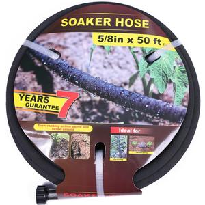 Soaker Hose 50ft Saves 70Water Perfect Delivery of Water Great for Garden Flower Bed (5/8inch-50ft)