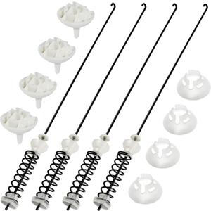 W10780048 Washer Suspension Rod kit -Compatible with Whirl.pool May.tag Ken.more Washing Machine - Replace W10257087 W10257088 W10349193 WTW4800XQ2 WTW4800XQ4 WTW6600SW1 by TOMOON