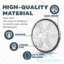 Replacement 357151 Pump Lid with O-Ring Pool Pump Lid Replacement for Pentair Whisperflo, IntelliFlo VS, VS 3050, VF, VST and VS+SVRS high performance pumps See-Through Clear Pool Pump Cover Lid, 357151 & 350013 - Lid with O-Ring