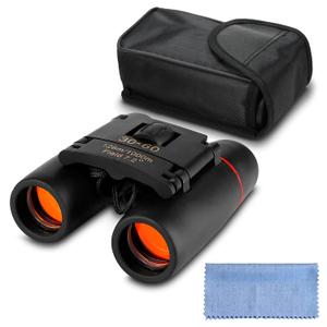 30x60 Travel Binoculars for Bird Watching  Small Binoculars for Adults with 126M/1000M Wide Field of View, 7.2 Angle & Storage Bag  Designed for Hiking, Birdwatching, and Outdoor Adventures