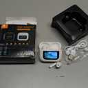 Wireless Earbuds, Earphones Wireless Bluetooth 5.4 In Ear Headphones, 40H Hifi Sound ANC Noise Canceling Earbuds, Touch Screen Ear Buds Multifunctional Headsets for Android/IOS Work Gym Sports (White)