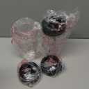 Blender Replacement Parts for Ninja, 24oz Ninja Blender Cups with To-Go Lids, 7 Fins Extractor Blade, Compatible with Nutri Ninja Auto iQ Blenders BL2012 BN801 BL480-30 BL640-30 BL642-30 NN100-30