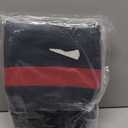 2 Pack Car Seat Covers, Breathable Seat Protectors, Anti-Slip Driver Seat Cover, Comfortable Front Seat Cover Set Universal Fit for Truck, SUV, Sedan, Airbag Compatible (Black&Red)