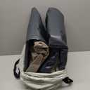 iDOO Queen Air Mattress with Built in Pump, 18 Raised Comfort Inflatable Blow up Mattress, Upgraded Four Chamber Portable Air Bed for Camping, Guests and Home, Colchon Inflable, 650 lbs Max (Grey)